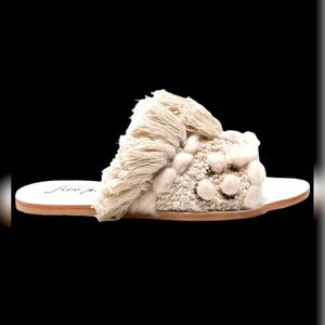 Free People Mars At Night Slides, size 6, NWOT